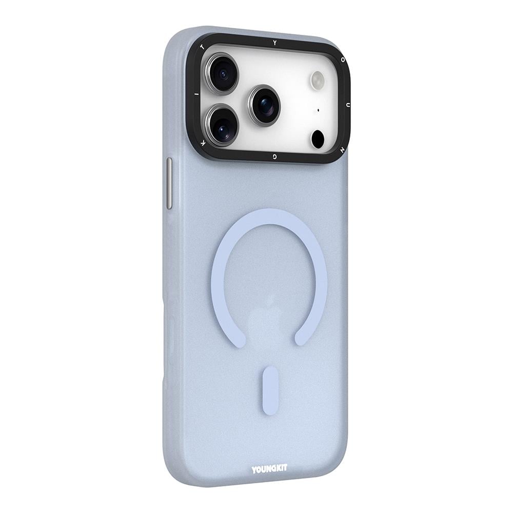 Apple iPhone 17 Pro Max Kılıf M-safe Şarj Özellikli Youngkit Hidden Sand Serisi Kapak