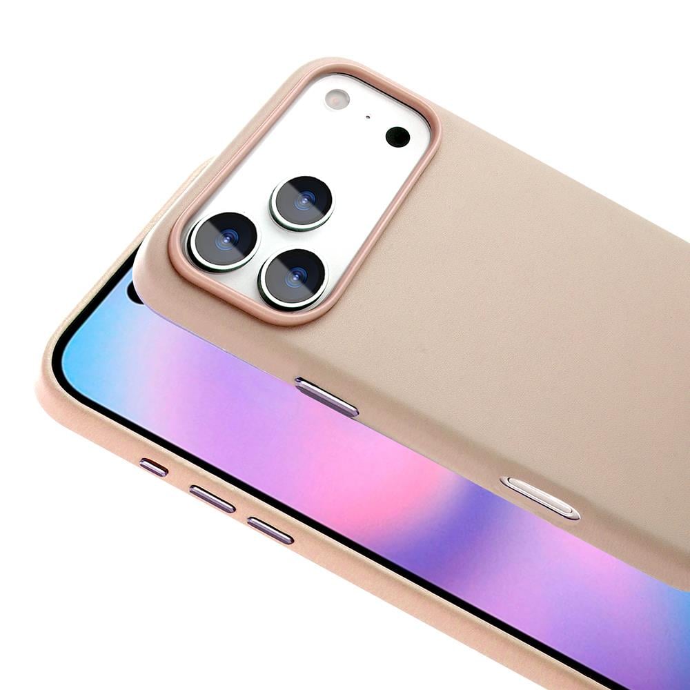 Apple iPhone 17 Pro Max Kılıf M-safe Şarj Özellikli PU Deri Görünümlü Zore Kupra Kapak