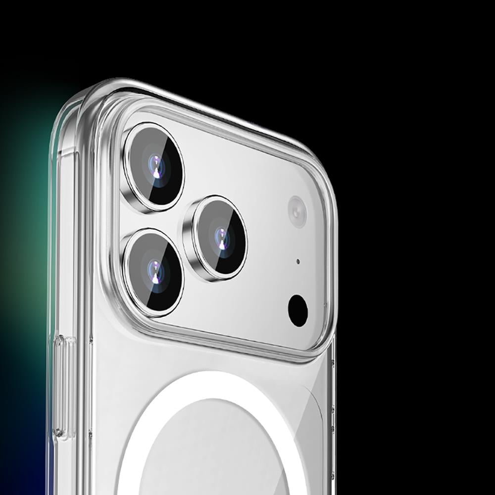 Apple iPhone 17 Pro Max Kılıf M-safe Şarj Özellikli Transparan Sert PC Wlons Pita Kapak