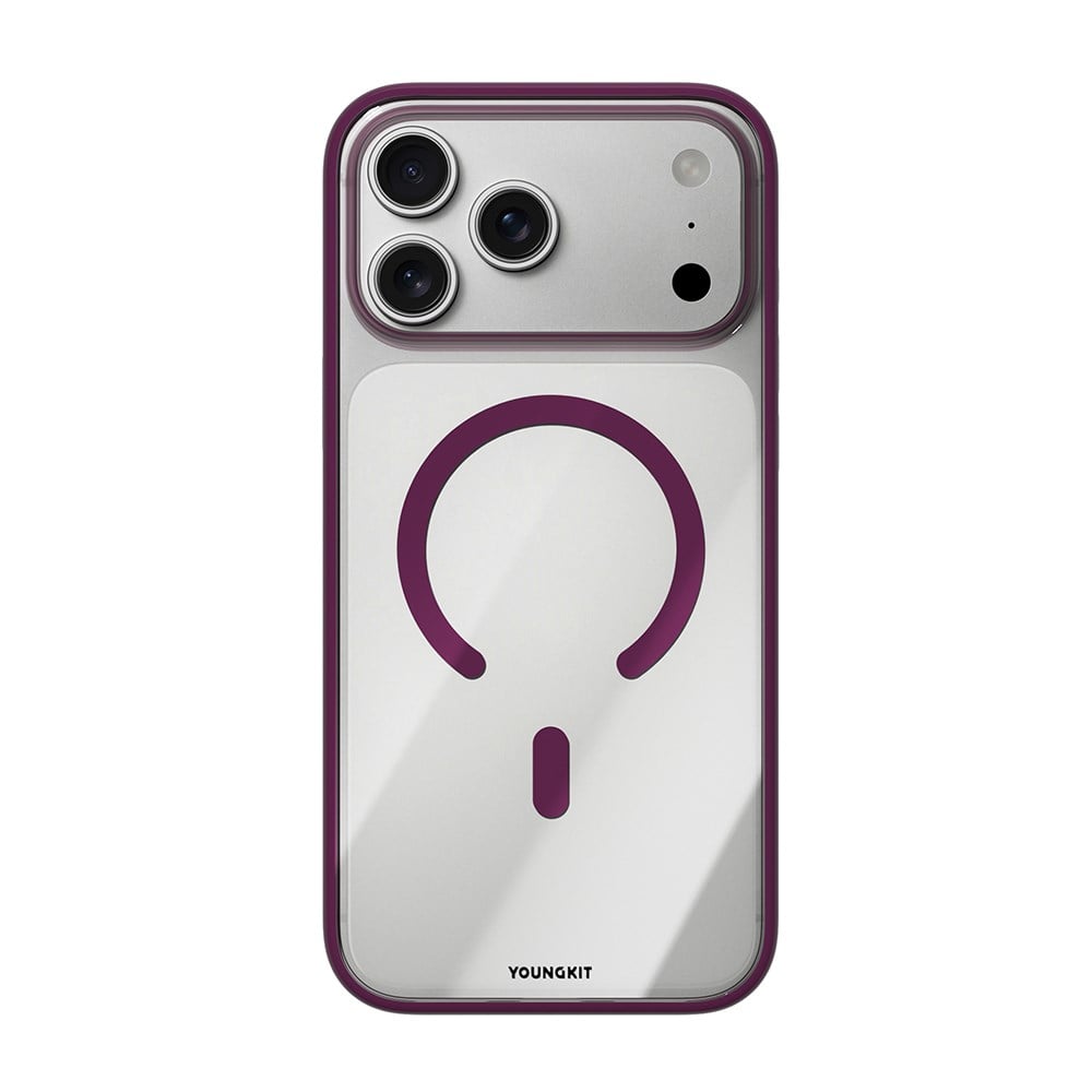 Apple iPhone 17 Pro Max Kılıf M-safe Şarj Özellikli Youngkit Clear Serisi Kapak