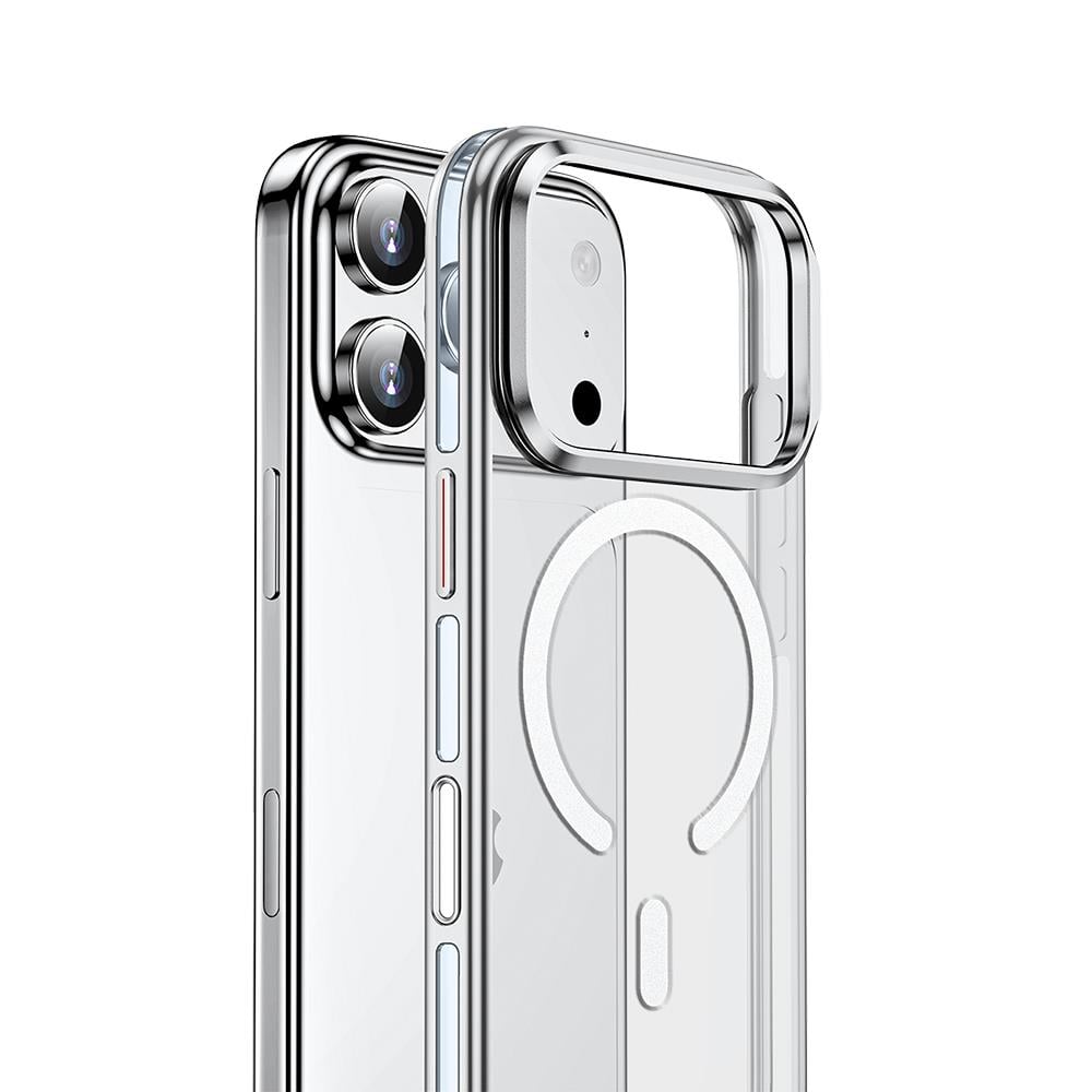 Apple iPhone 17 Pro Max Kılıf M-safe Şarj Özellikli Wlons Standlı Efsane Kapak
