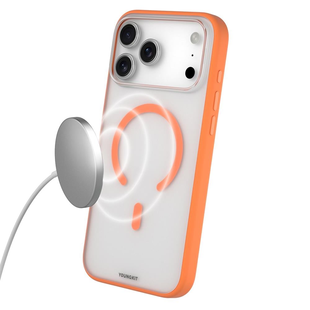 Apple iPhone 17 Pro Max Kılıf M-safe Şarj Özellikli Youngkit Clear Serisi Kapak