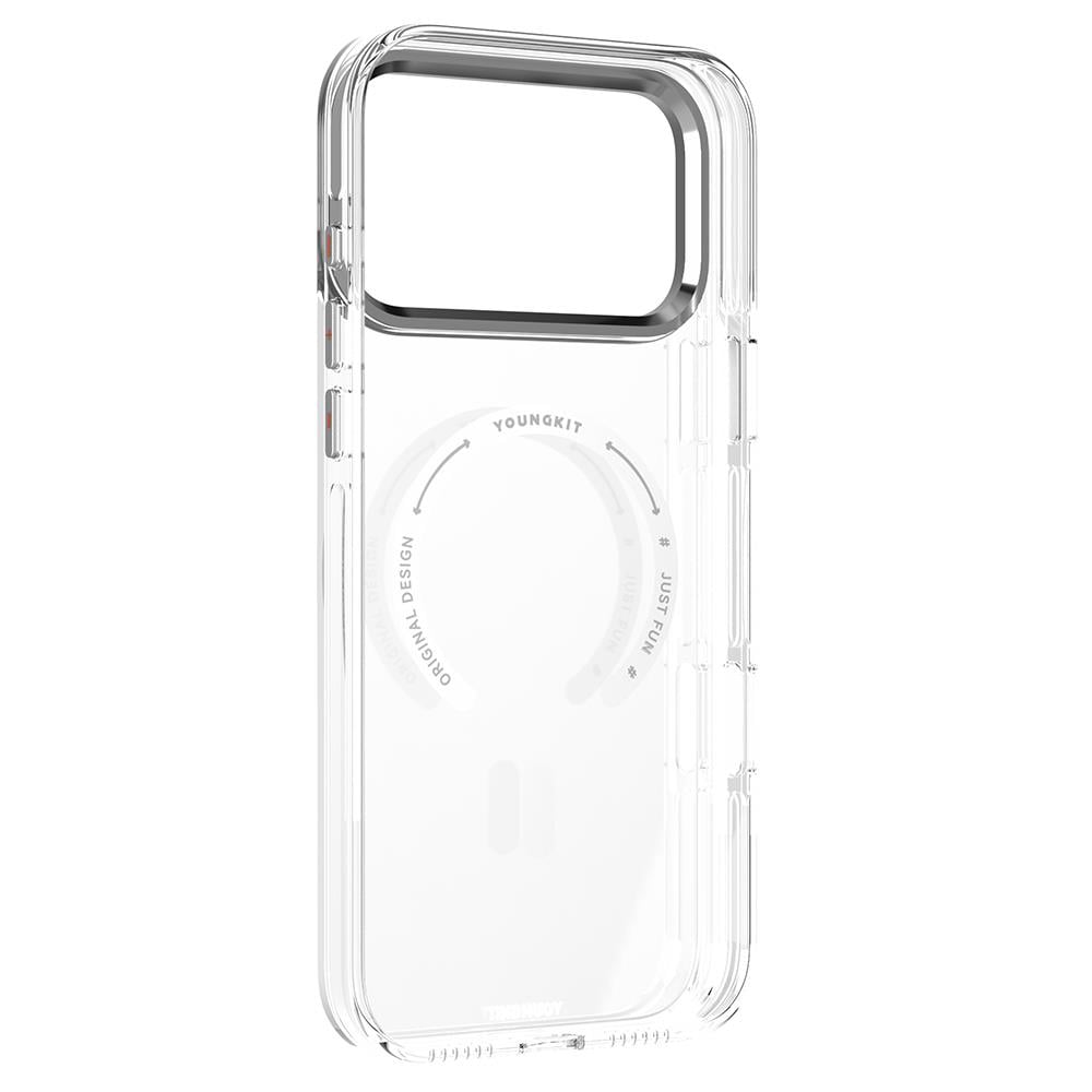 Apple iPhone 17 Pro Max Kılıf M-safe Şarj Özellikli Şeffaf Youngkit Crystal Shield Serisi Kapak