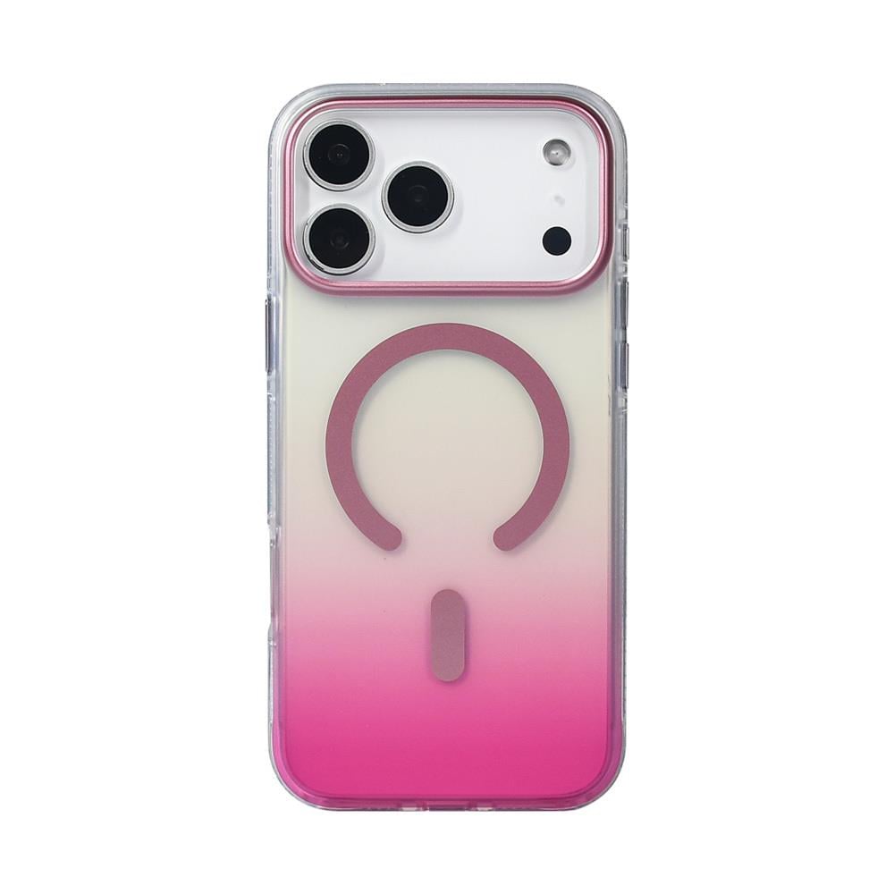 Apple iPhone 17 Pro Max Kılıf M-safe Şarj Özellikli Transparan Renk Geçişli Zore Toros Kapak