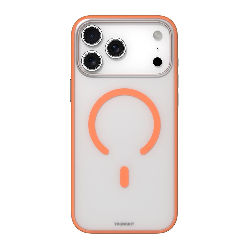 Apple iPhone 17 Pro Max Kılıf M-safe Şarj Özellikli Youngkit Clear Serisi Kapak