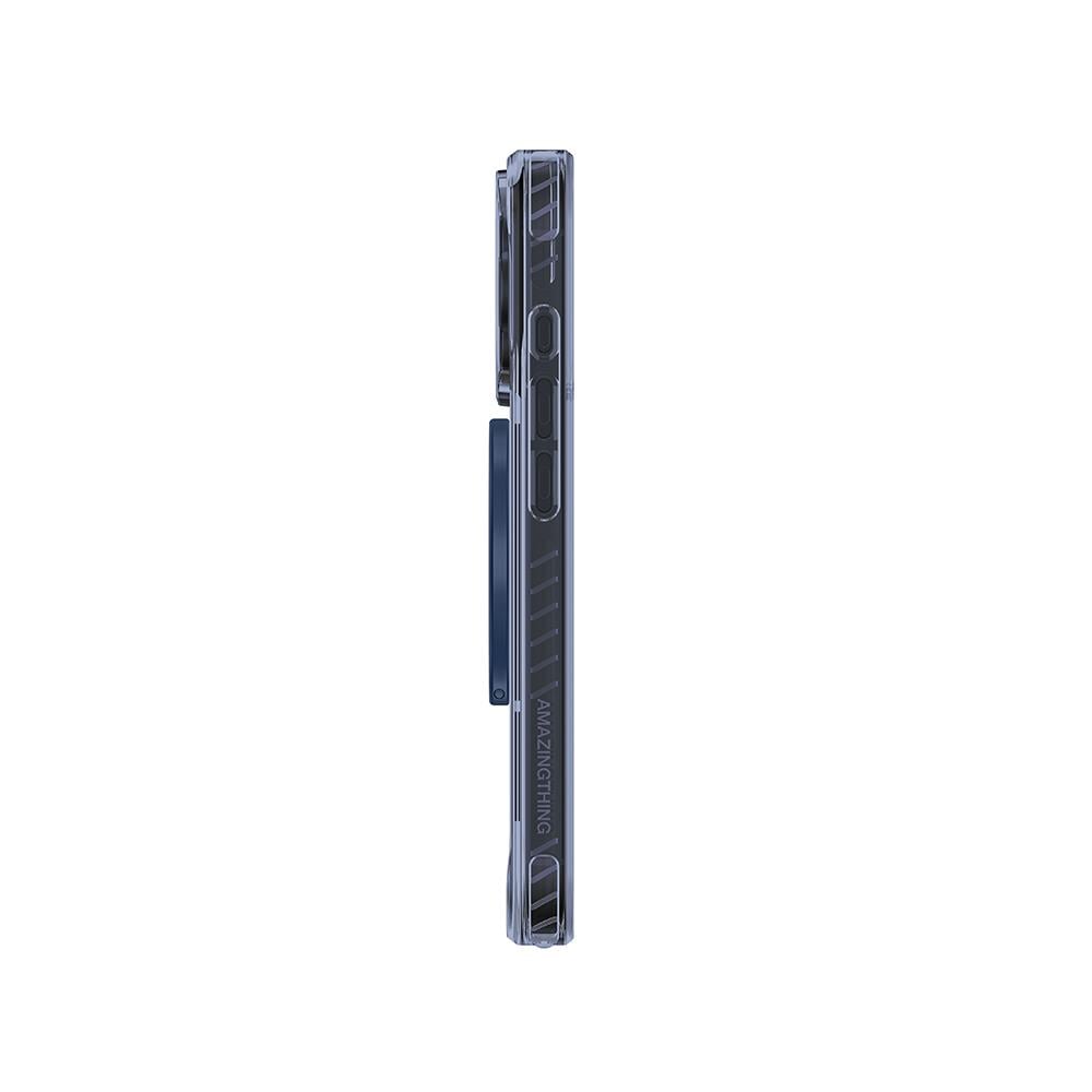 Apple iPhone 17 Pro Max Kılıf M-safe Şarj Özellikli Yüzük Standlı Amazingthing Titan Pro Serisi Kapak