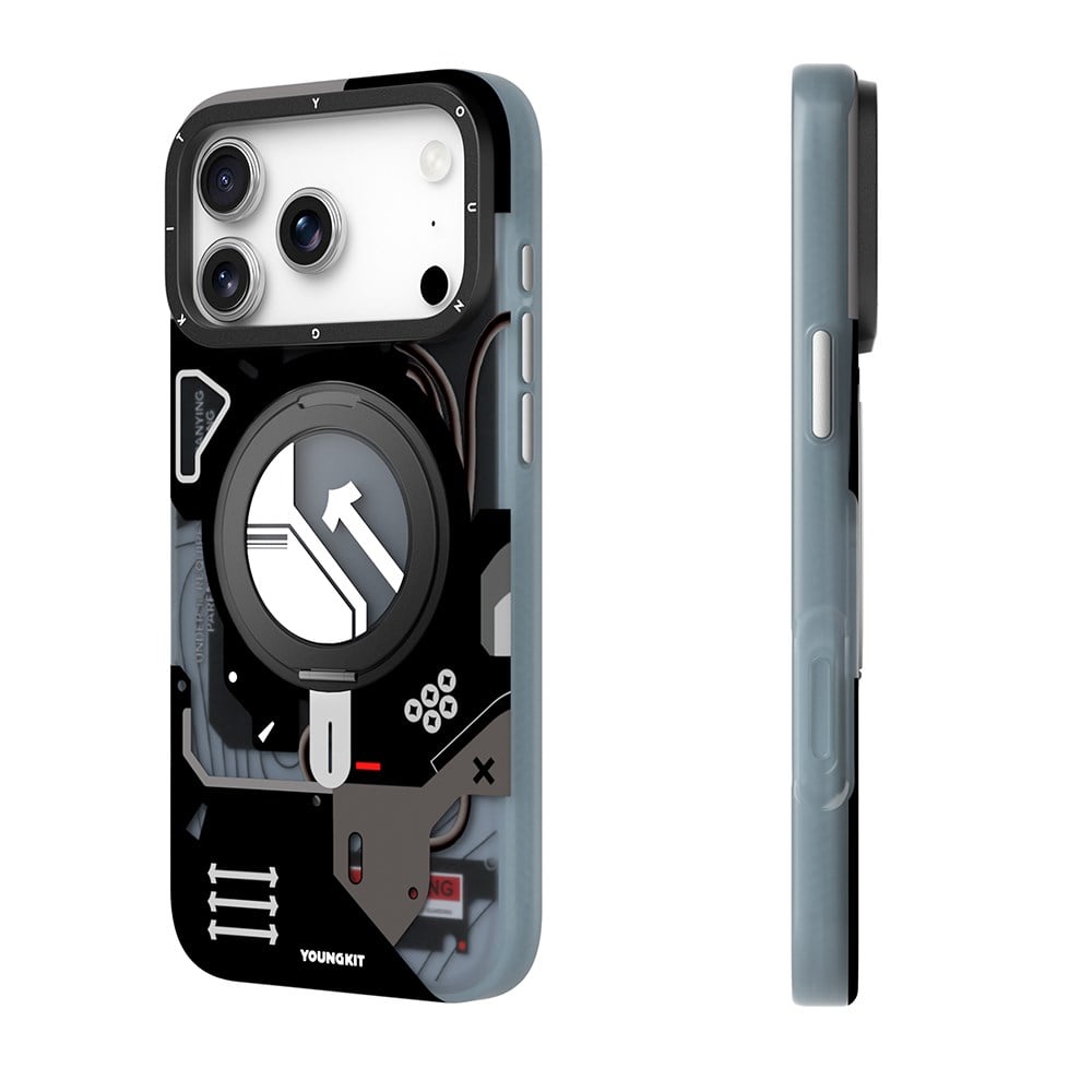 Apple iPhone 17 Pro Max Kılıf M-safe Şarj Özellikli Youngkit Starship Serisi Kapak
