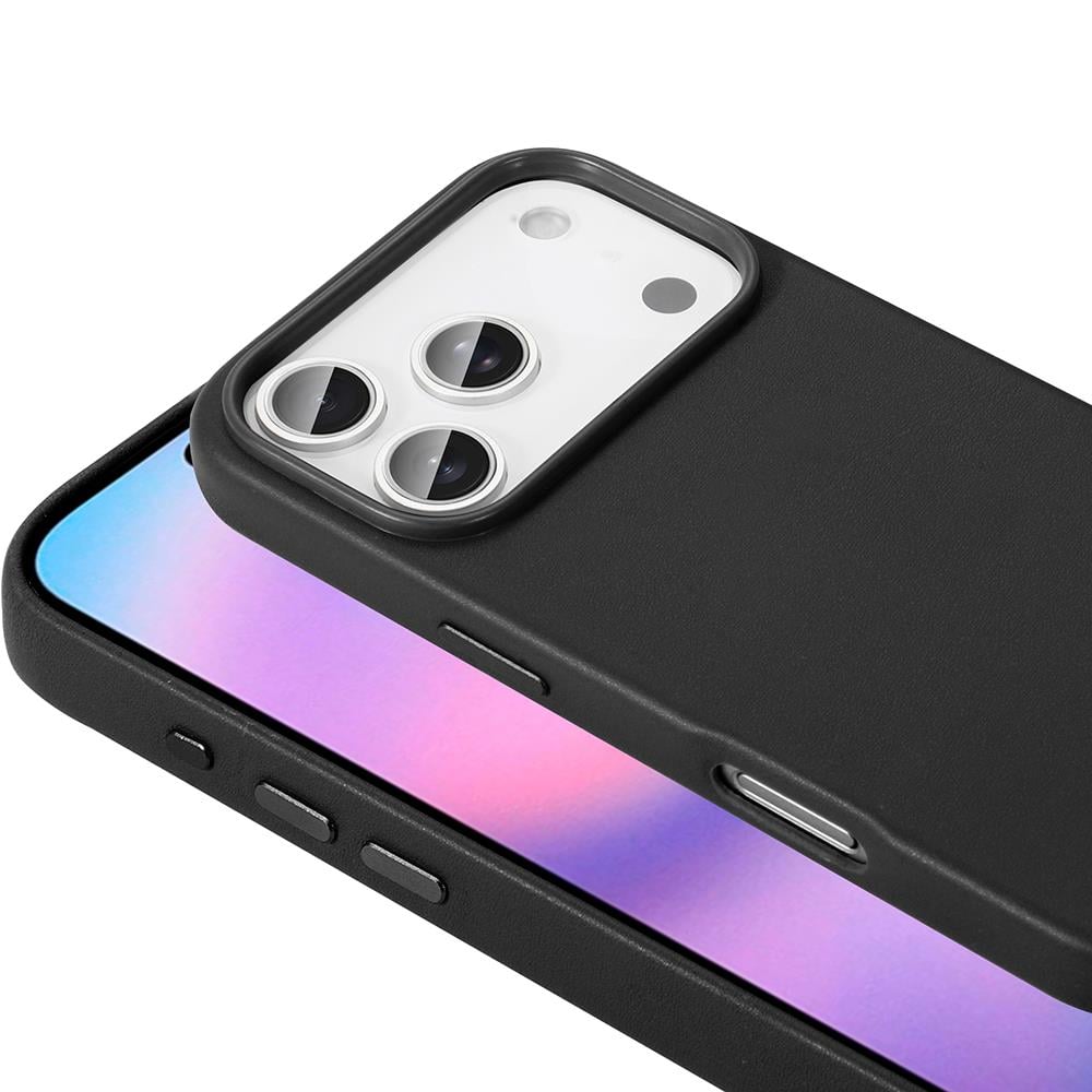 Apple iPhone 17 Pro Max Kılıf M-safe Şarj Özellikli PU Deri Görünümlü Zore Kupra Kapak
