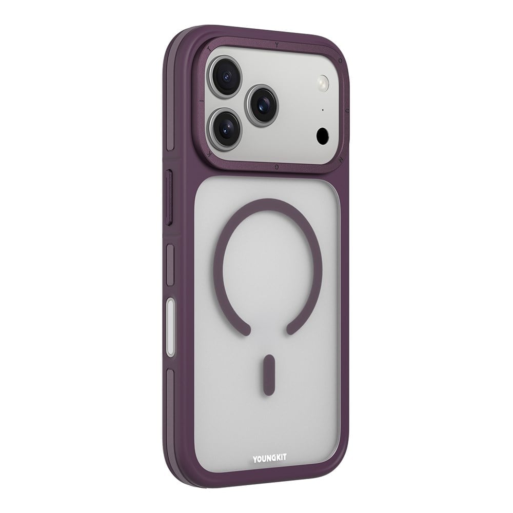 Apple iPhone 17 Pro Max Kılıf M-safe Şarj Özellikli Youngkit Rock Sand Serisi Kapak