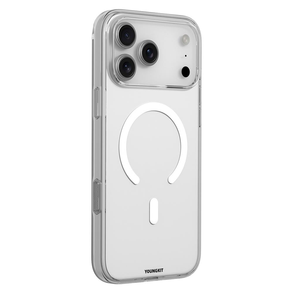 Apple iPhone 17 Pro Max Kılıf M-safe Şarj Özellikli Youngkit Clear Serisi Kapak
