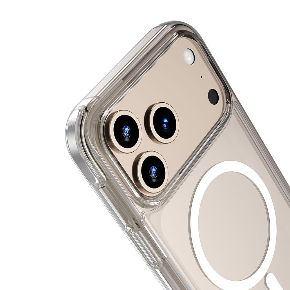 Apple iPhone 17 Pro Max Kılıf M-safe Şarj Özellikli Wiwu MCC-702 Titanyum Pro Serisi Sert PC Kapak