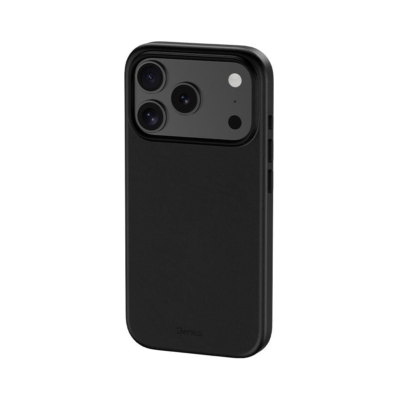Apple iPhone 17 Pro Max Kılıf M-safe Şarj Özellikli Çizilmeye Dayanıklı Benks VitaPro Serisi PU Deri Kapak