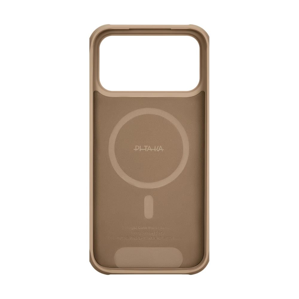 Apple iPhone 17 Pro Max Kılıf M-safe Şarj Özellikli Pitaka Tactile Woven Sunset-Moonrise Aramid Pro Guard Serisi Kapak
