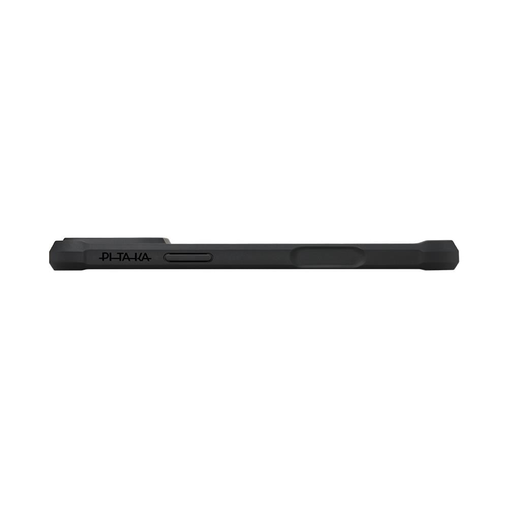 Apple iPhone 17 Pro Max Kılıf M-safe Şarj Özellikli Pitaka Aramid Pro Guard Serisi Black-Gray Kapak