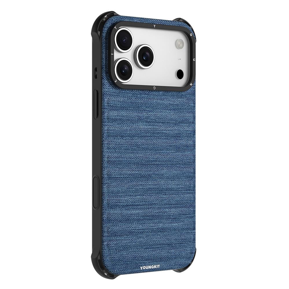 Apple iPhone 17 Pro Max Kılıf M-safe Şarj Özellikli Youngkit Canvas Serisi Kapak