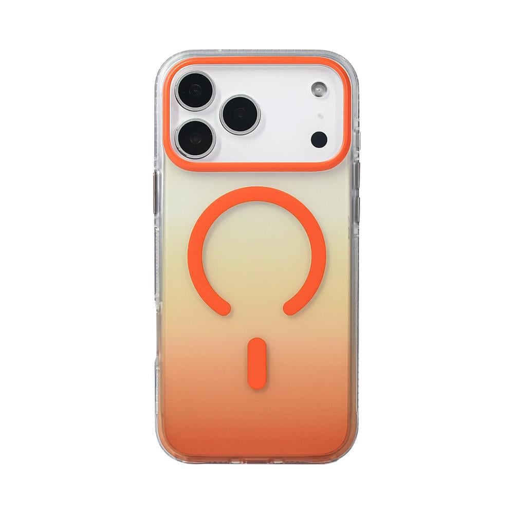 Apple iPhone 17 Pro Max Kılıf M-safe Şarj Özellikli Transparan Renk Geçişli Zore Toros Kapak