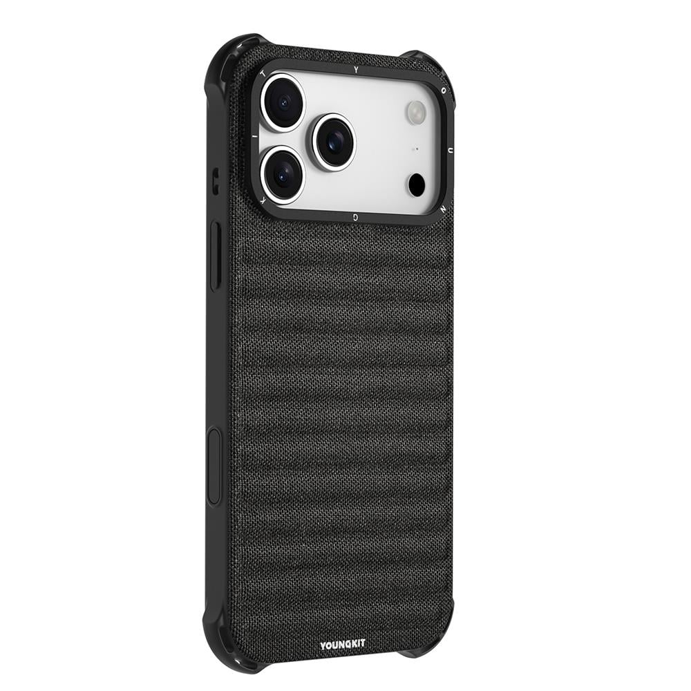 Apple iPhone 17 Pro Max Kılıf M-safe Şarj Özellikli Youngkit Canvas Serisi Kapak