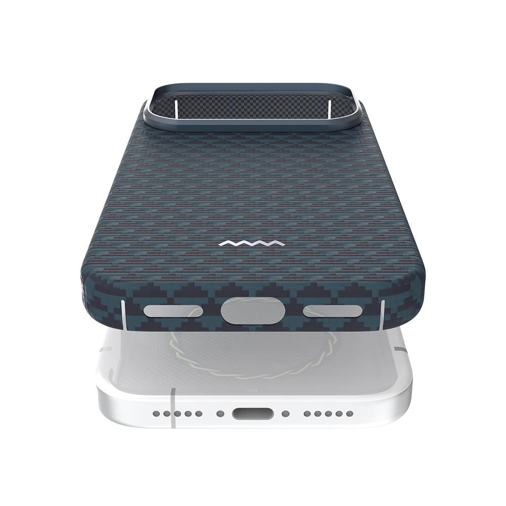 Apple iPhone 17 Pro Max Kılıf M-safe Şarj Özellikli Raptic Aramid Skin Origin Serisi Kapak