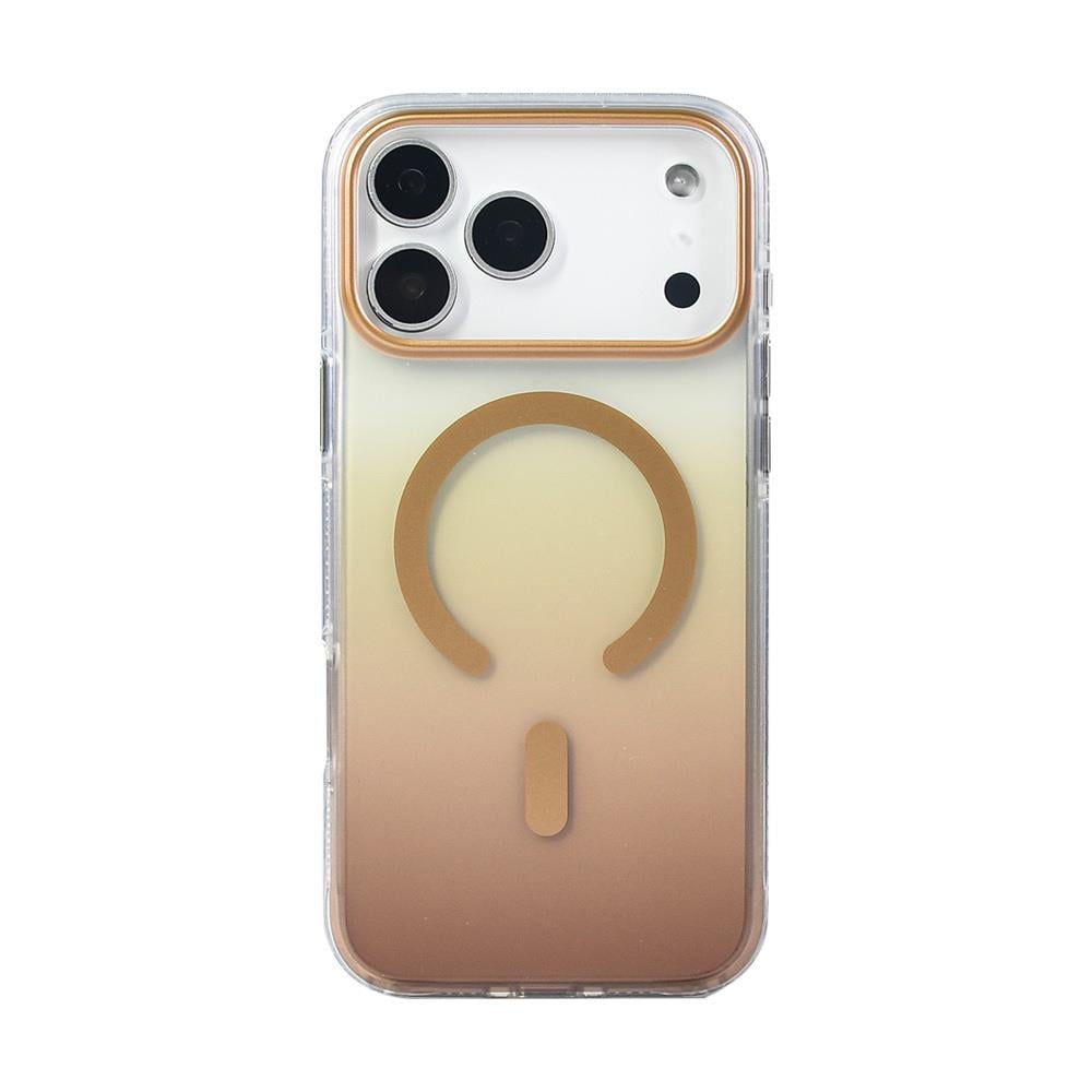 Apple iPhone 17 Pro Max Kılıf M-safe Şarj Özellikli Transparan Renk Geçişli Zore Toros Kapak