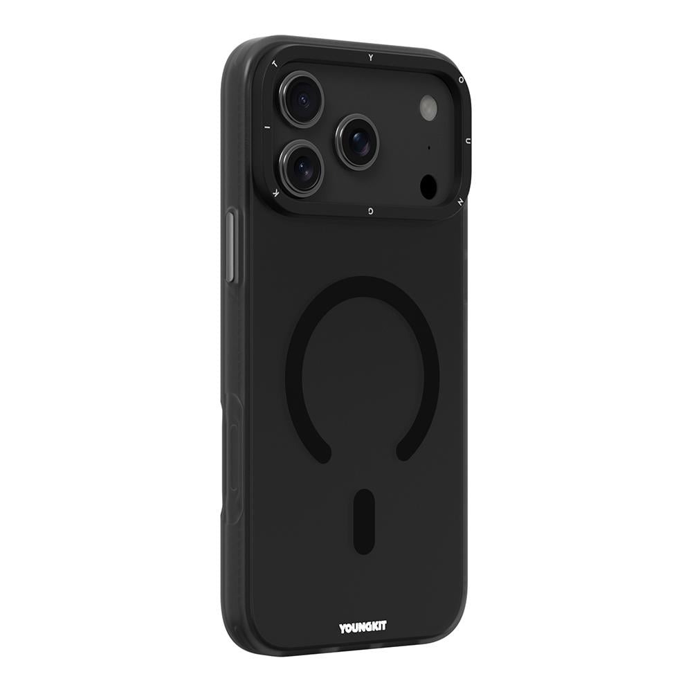 Apple iPhone 17 Pro Max Kılıf M-safe Şarj Özellikli Youngkit Hidden Sand Serisi Kapak