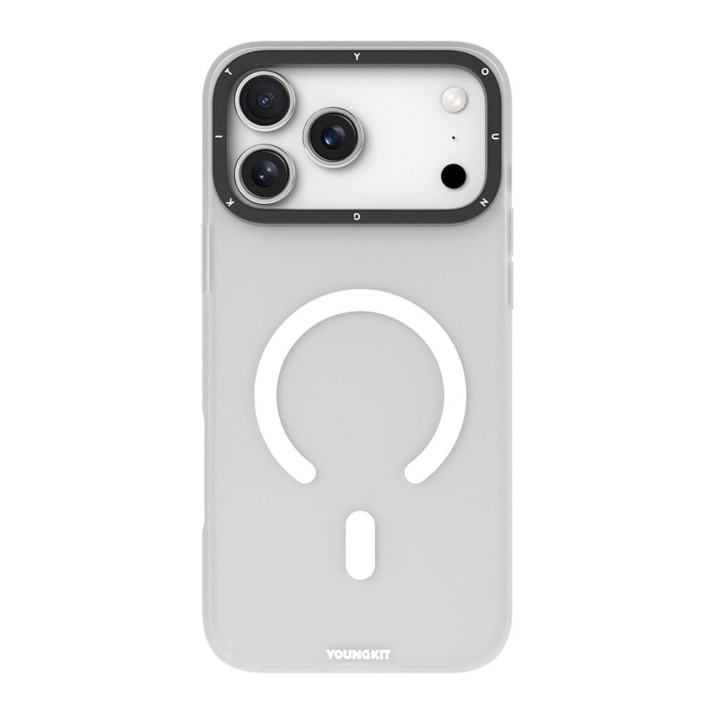 Apple iPhone 17 Pro Max Kılıf M-safe Şarj Özellikli Youngkit Hidden Sand Serisi Kapak