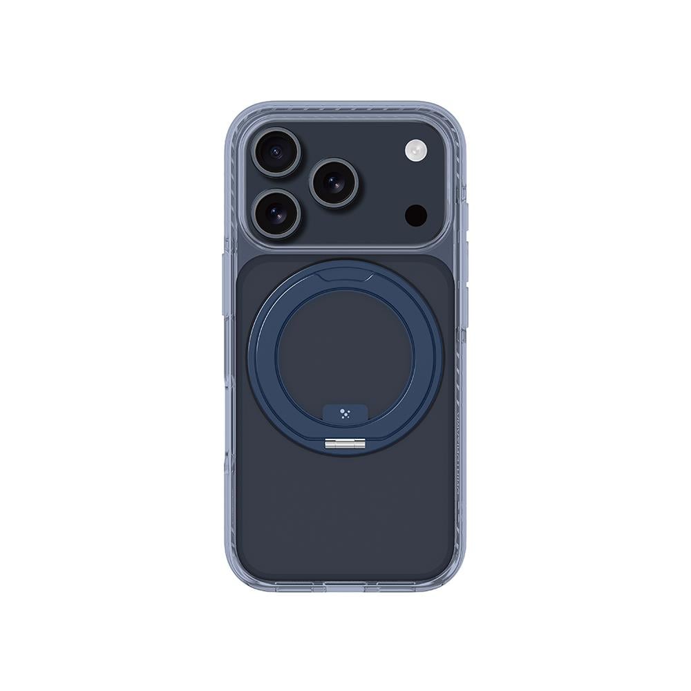 Apple iPhone 17 Pro Max Kılıf M-Safe Şarj Özellikli Airbag Tasarımlı Standlı AmazingThing Titan Pro MagSpin Kapak