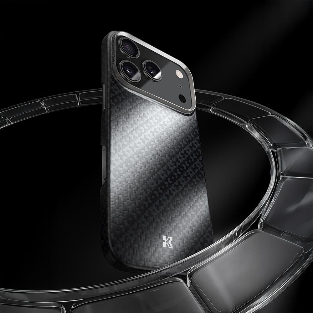 Apple iPhone 17 Pro Max Kılıf M-Safe Şarj Özellikli Benks ArmorAir ArmorGrid Serisi Kevlar Kapak