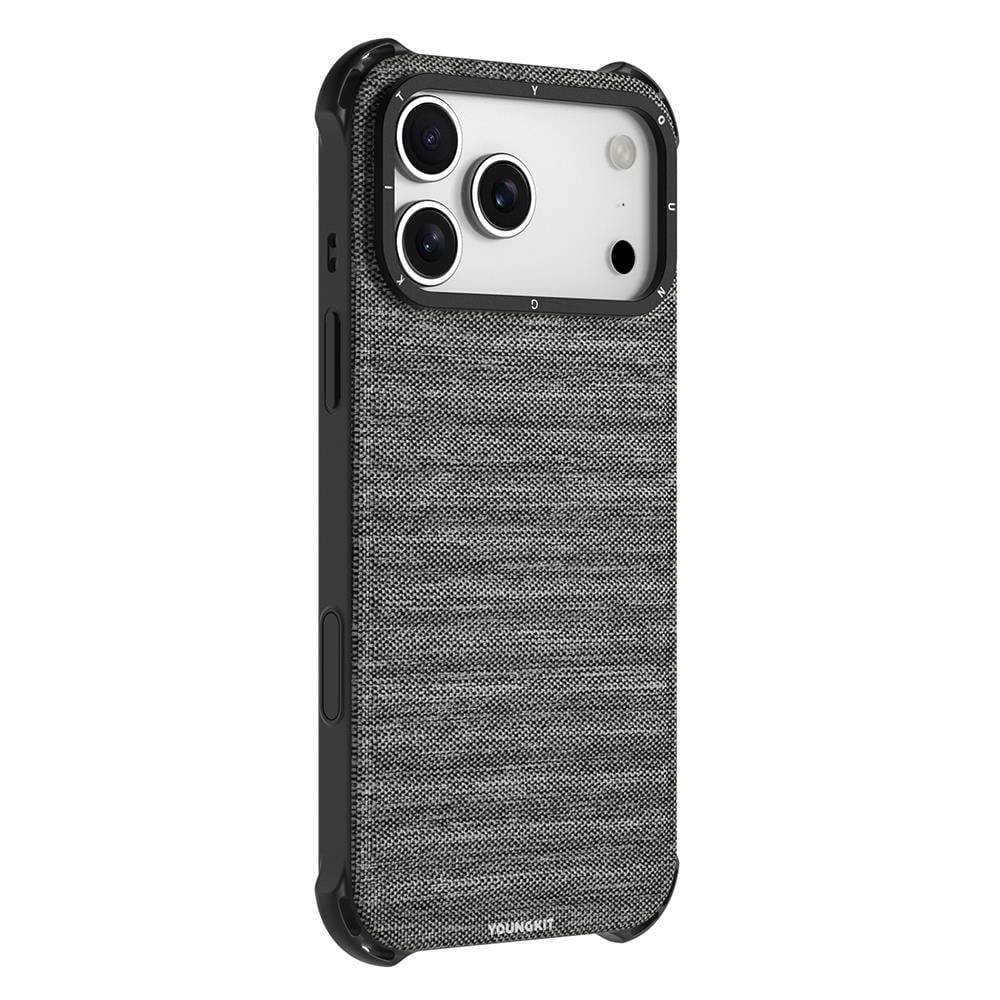 Apple iPhone 17 Pro Max Kılıf M-safe Şarj Özellikli Youngkit Canvas Serisi Kapak