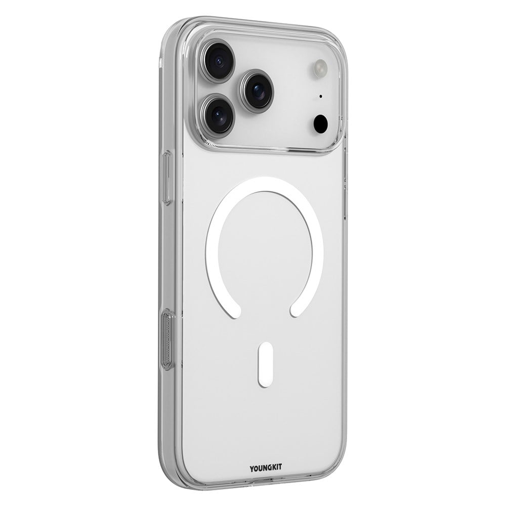 Apple iPhone 17 Pro Max Kılıf M-safe Şarj Özellikli Youngkit Clear Serisi Kapak