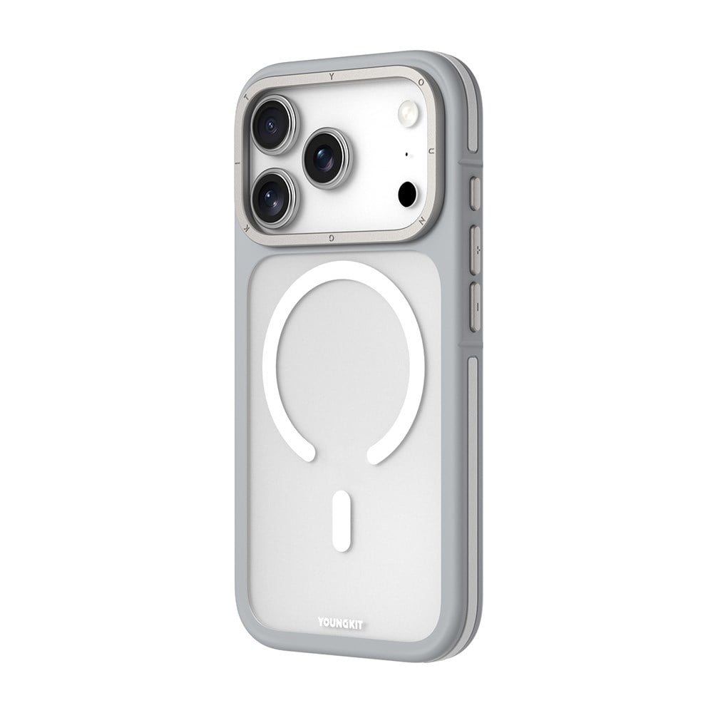 Apple iPhone 17 Pro Max Kılıf M-safe Şarj Özellikli Youngkit Rock Sand Serisi Kapak