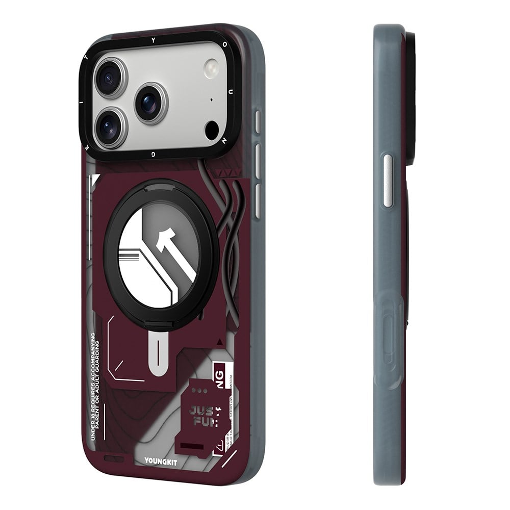 Apple iPhone 17 Pro Max Kılıf M-safe Şarj Özellikli Youngkit Starship Serisi Kapak