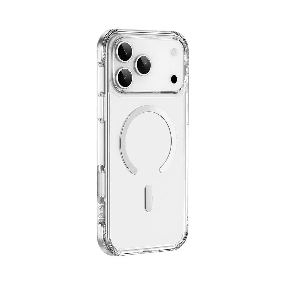 Apple iPhone 17 Pro Max Kılıf M-safe Şarj Özellikli Wiwu MCC-702 Titanyum Pro Serisi Sert PC Kapak