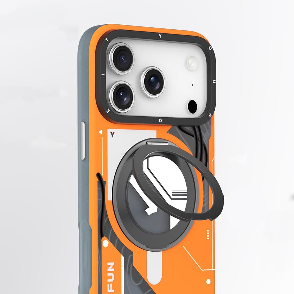 Apple iPhone 17 Pro Max Kılıf M-safe Şarj Özellikli Youngkit Starship Serisi Kapak