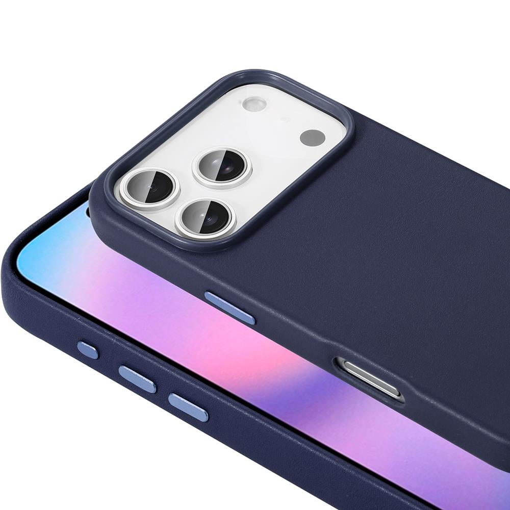 Apple iPhone 17 Pro Max Kılıf M-safe Şarj Özellikli PU Deri Görünümlü Zore Kupra Kapak