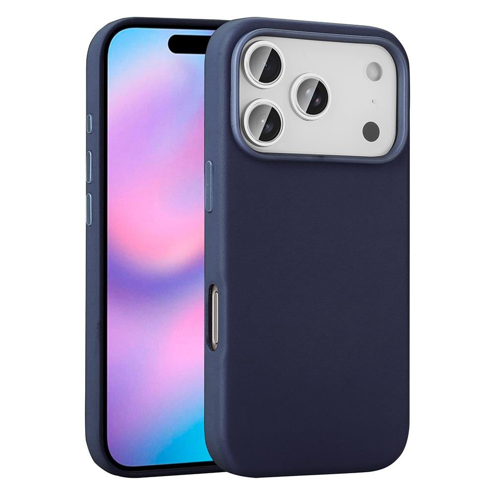 Apple iPhone 17 Pro Max Kılıf M-safe Şarj Özellikli PU Deri Görünümlü Zore Kupra Kapak