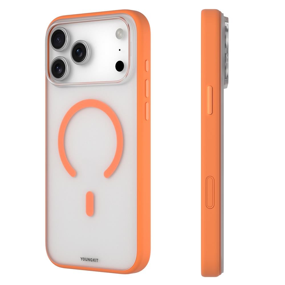 Apple iPhone 17 Pro Max Kılıf M-safe Şarj Özellikli Youngkit Clear Serisi Kapak