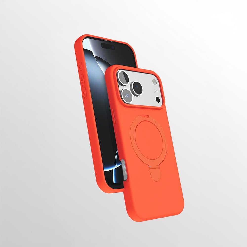 Apple iPhone 17 Pro Max Kılıf M-safe Şarj Özellikli Standlı Amazingthing Titan Pro Plus Kapak