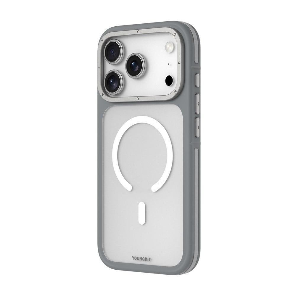 Apple iPhone 17 Pro Max Kılıf M-safe Şarj Özellikli Youngkit Rock Sand Serisi Kapak