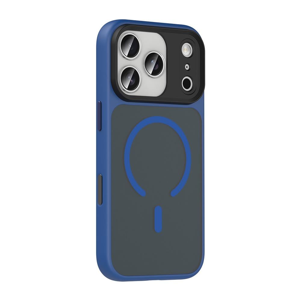 Apple iPhone 17 Pro Max Kılıf Mat Arka Yüzey Wireless Şarj Özellikli Zore Flet M-safe Kapak