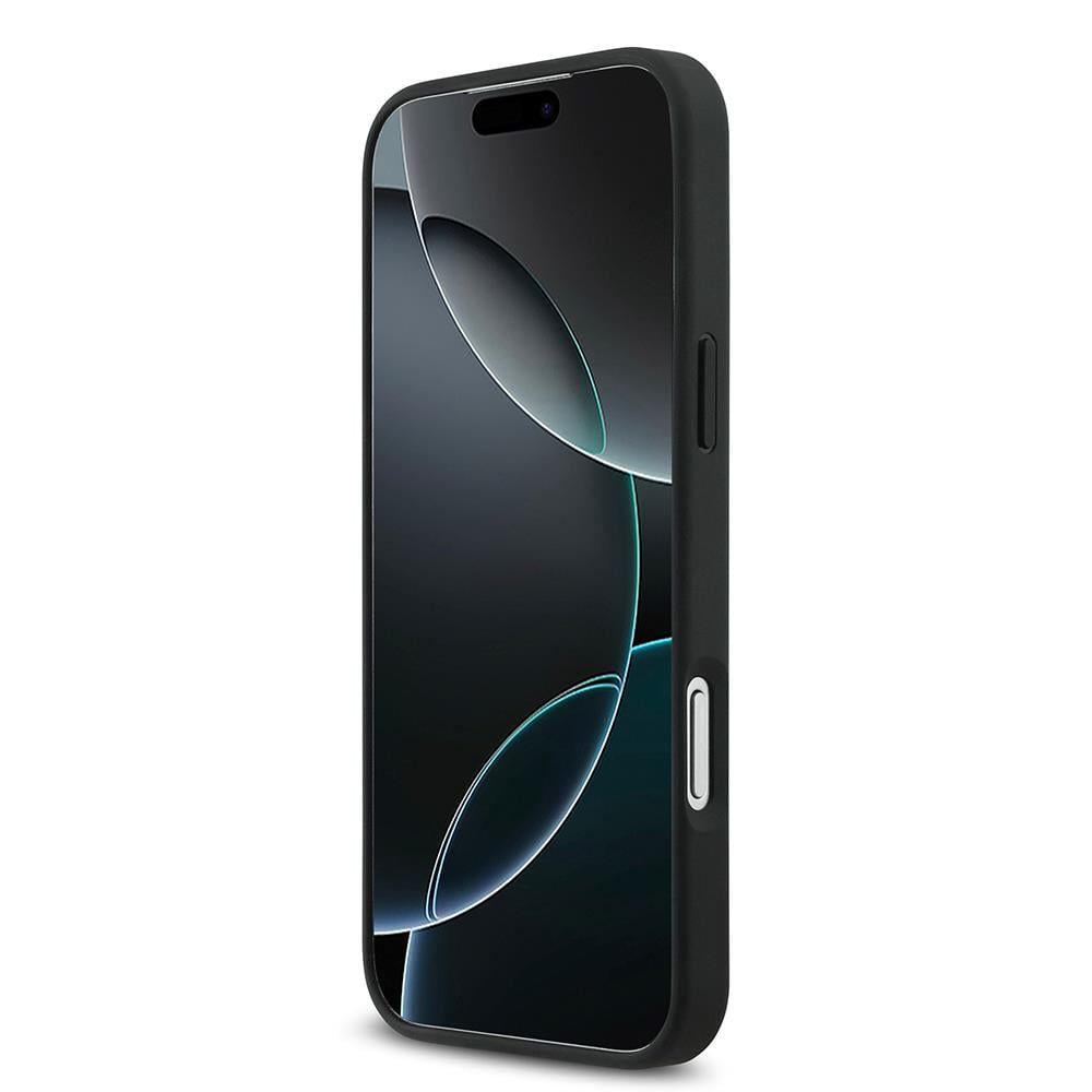 Apple iPhone 17 Pro Max Kılıf Mercedes Benz Orjinal Lisanslı M-safe Şarj Özellikli Dokulu Desenli Deri Kapak