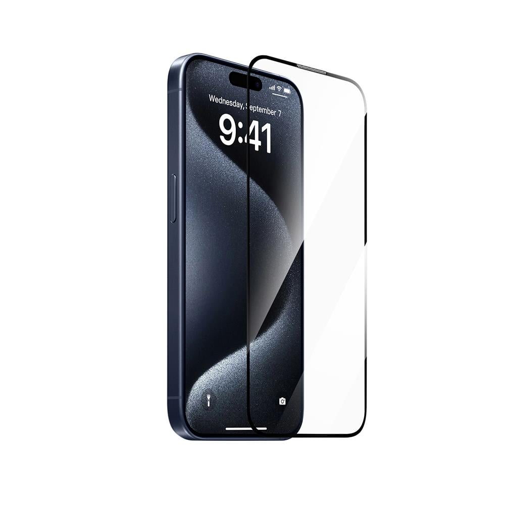 Apple iPhone 17 Pro Max Wiwu SQ-008 Oleofobik Easy Install Darbeye Karşı Dayanıklı Temperli Cam Ekran Koruyucu + Kolay Uygulama Aparatlı