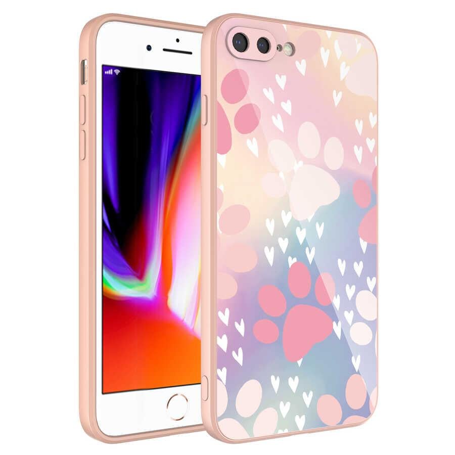 Apple iPhone 7 Plus Kılıf Kamera Korumalı Desenli Sert Silikon Zore Epoksi Kapak