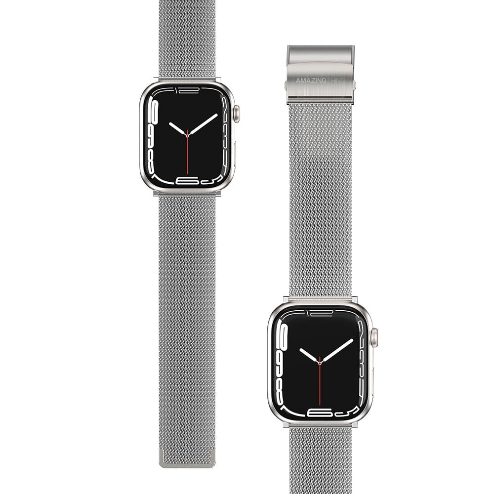 Apple Watch 10 42mm Amazingthing Titan Metal Hasır Kordon