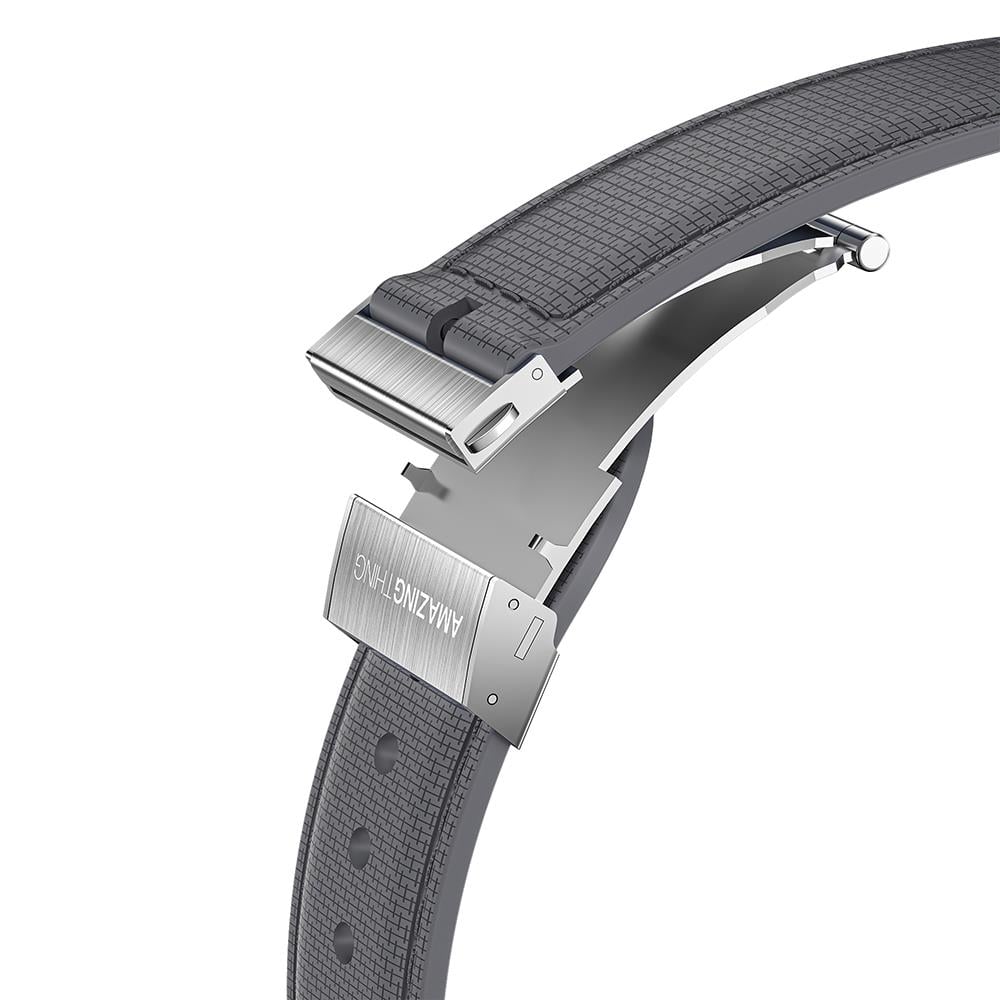 Apple Watch 10 42mm Amazingthing Titan Swift Deri Dokulu Silikon Kordon