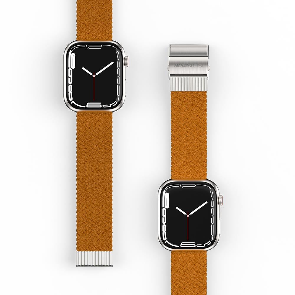 Apple Watch 10 42mm Amazingthing Titan Weave Örgü Sport Kordon