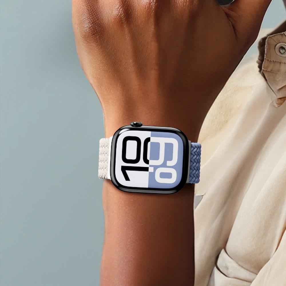 Apple Watch 10 46mm Amazingthing Glamour Blend Hasır Kordon