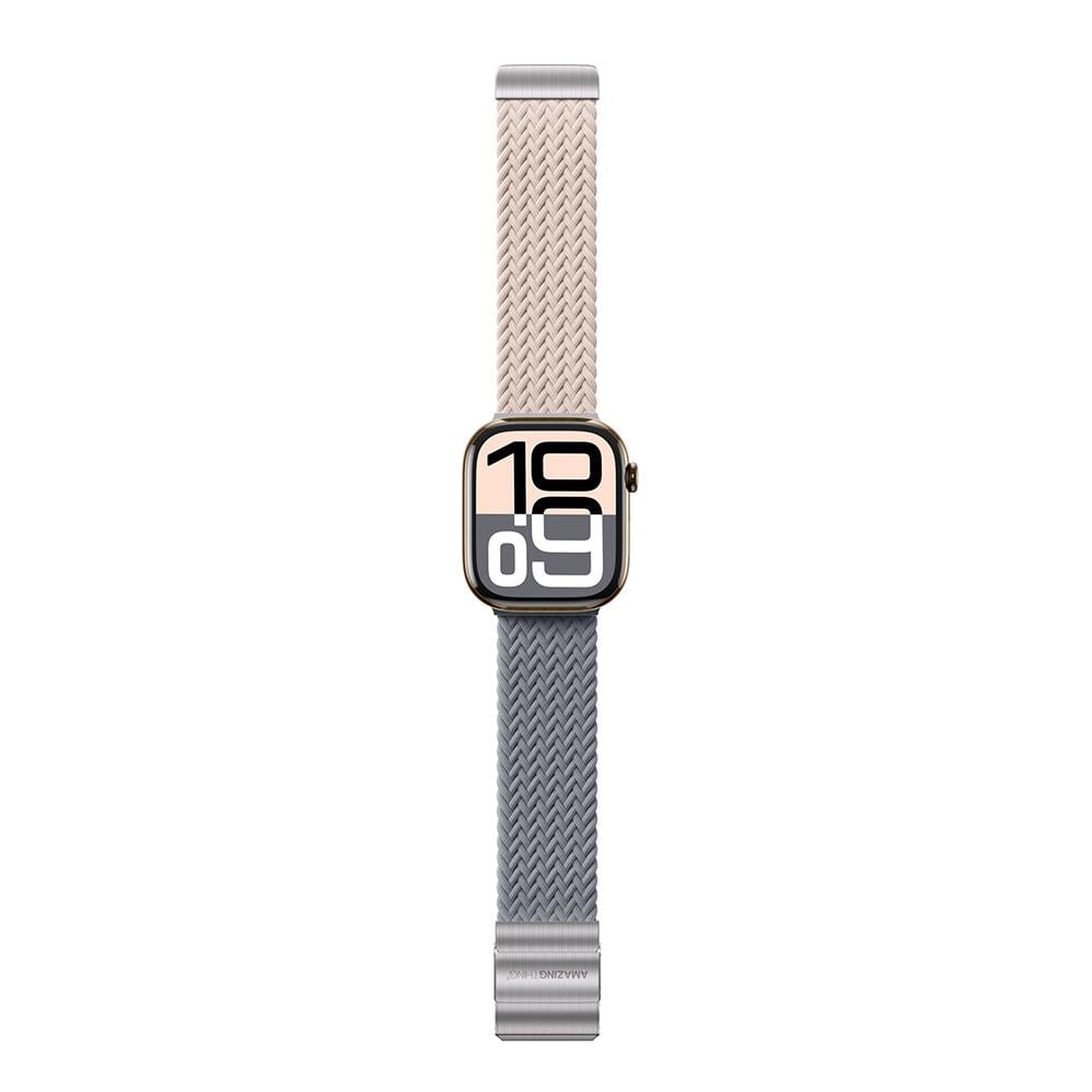 Apple Watch 10 46mm Amazingthing Glamour Blend Hasır Kordon
