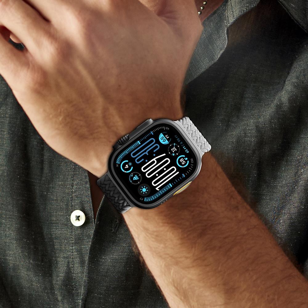 Apple Watch 10 46mm Amazingthing Glamour Blend Hasır Kordon