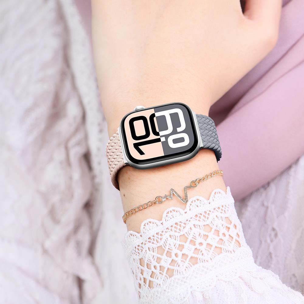 Apple Watch 10 46mm Amazingthing Glamour Blend Hasır Kordon