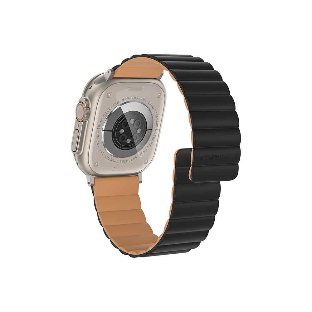 Apple Watch 10 46mm Amazingthing Smoothie Mag Magnetik Tak Çıkar Silikon Strap Kayış